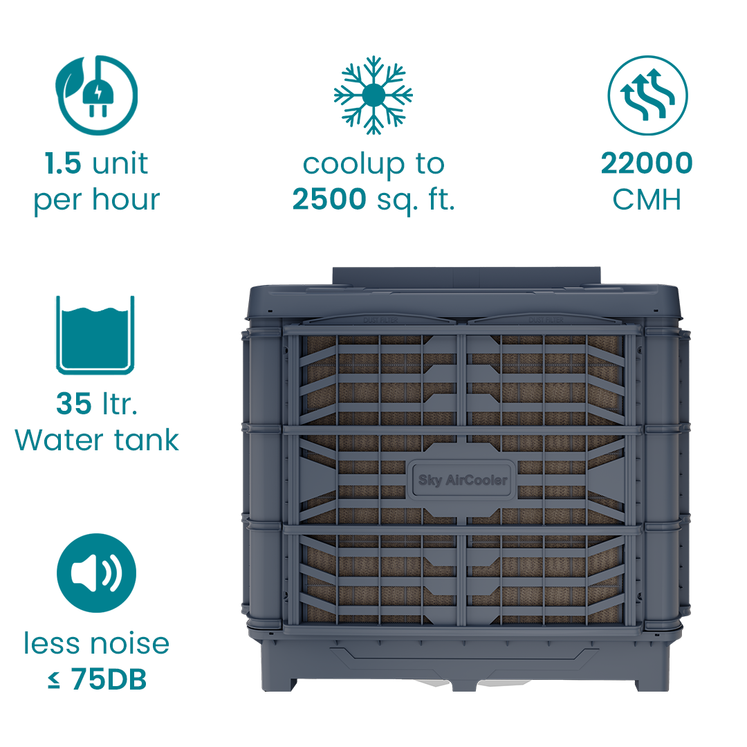 22000 CMH Down Discharge Air Cooler